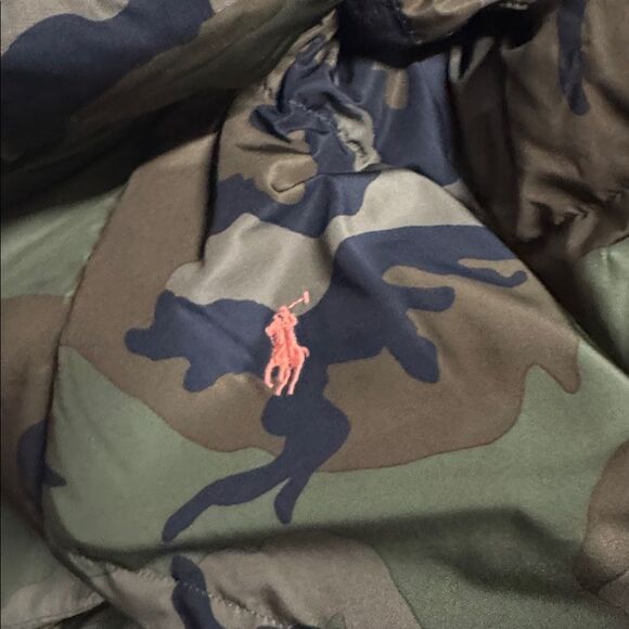 Polo by Ralph Lauren Green Camouflage Puffer Jacket - Picture 11 of 12
